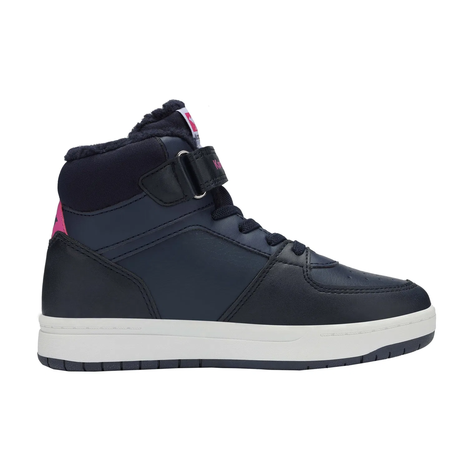 Детские кроссовки с водозащитой KangaROOS K-CP Bound Mid EV, Dark Navy/Daisy Pink — фото 3
