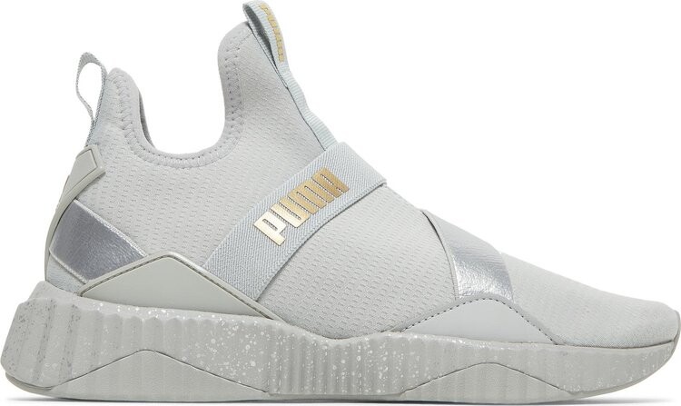 

Кроссовки Puma Wmns Defy Mid Metal High Rise Silver, серебряный, Серый, Кроссовки Puma Wmns Defy Mid Metal High Rise Silver, серебряный