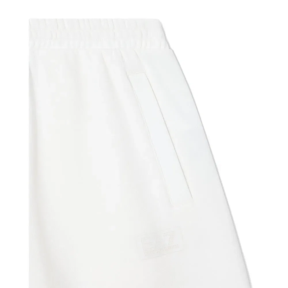 Детские шорты для мальчиков из футера EA7 EMPORIO ARMANI, White — фото 3