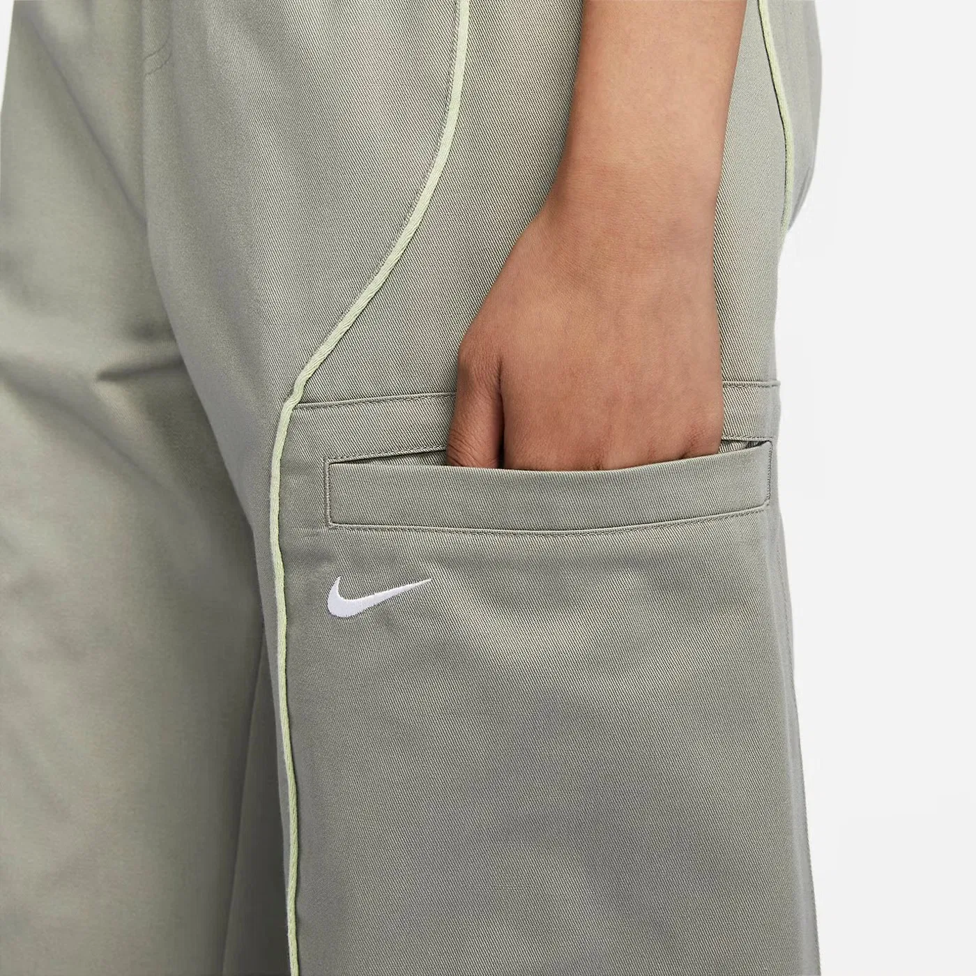 Брюки с высокой посадкой Nike Sportswear, темно-серый — фото 4