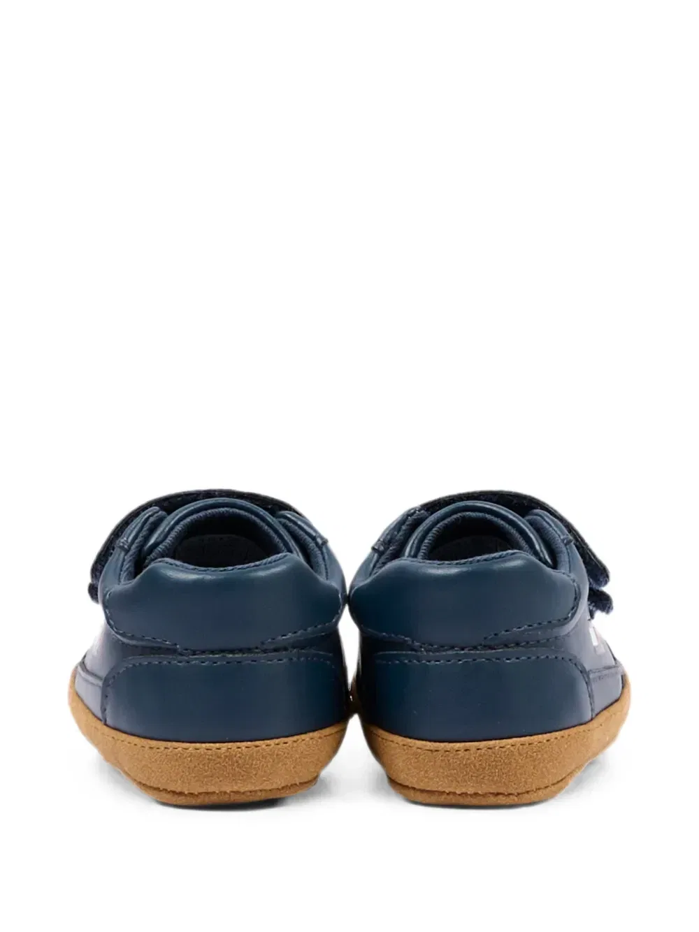 Кроссовки из кожи с ремешками на липучках Tommy Hilfiger Junior, синий — фото 2