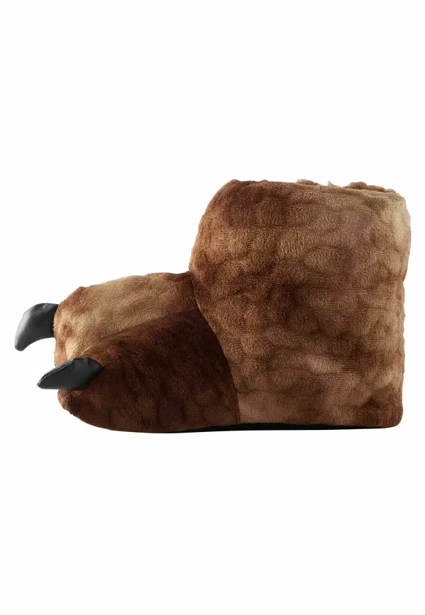 Тапочки из полиэстера Regular fit - dinosaur claw 3d slipper boots Next, brown, коричневый