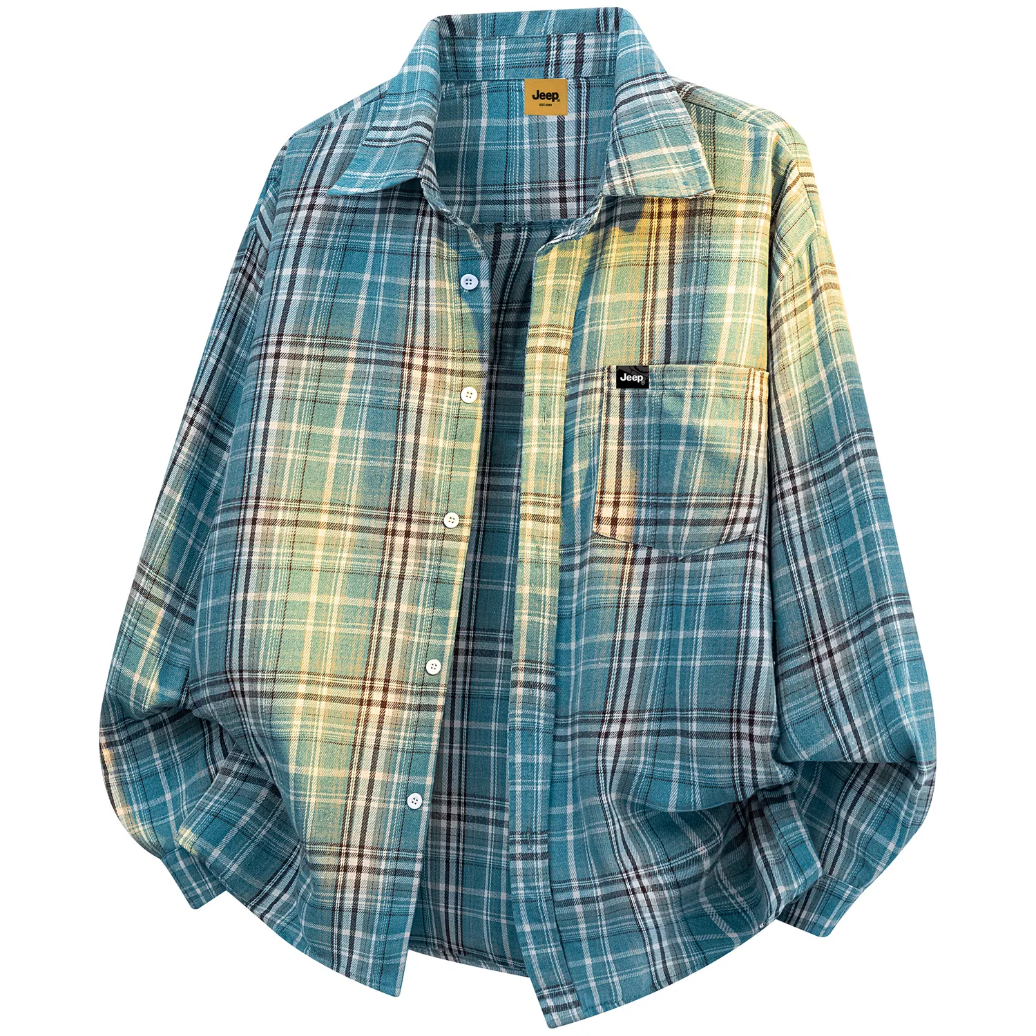 Детская рубашка с воротником Jeep Leisure Collection, Blue