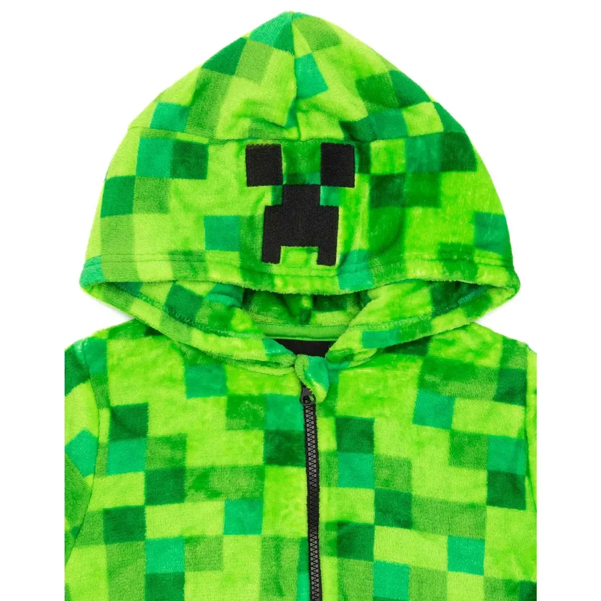 Детский комбинезон-унисекс с принтом Pixelate Creeper Minecraft, Green — фото 4