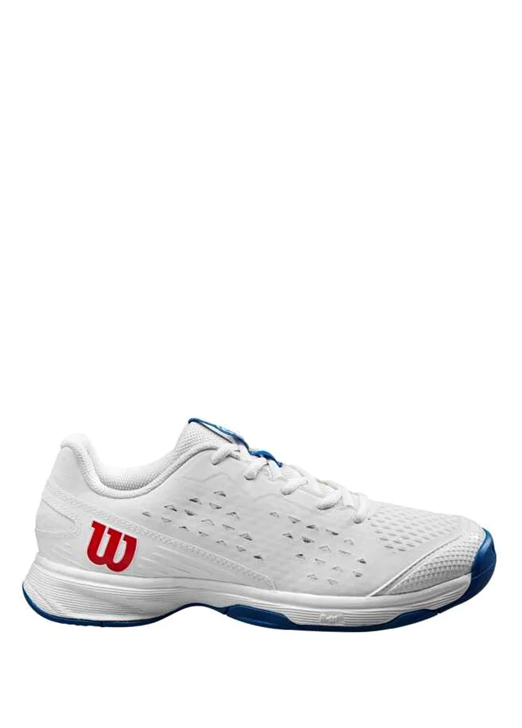 Кроссовки теннисные Wilson Rush Pro Jr L Wh/D V Blue, мультиколор