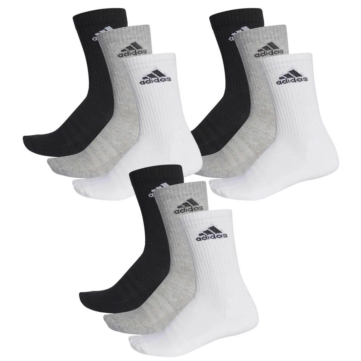 Детские носки спортивные с защитой CUSHIONED CREW Adidas, Grau