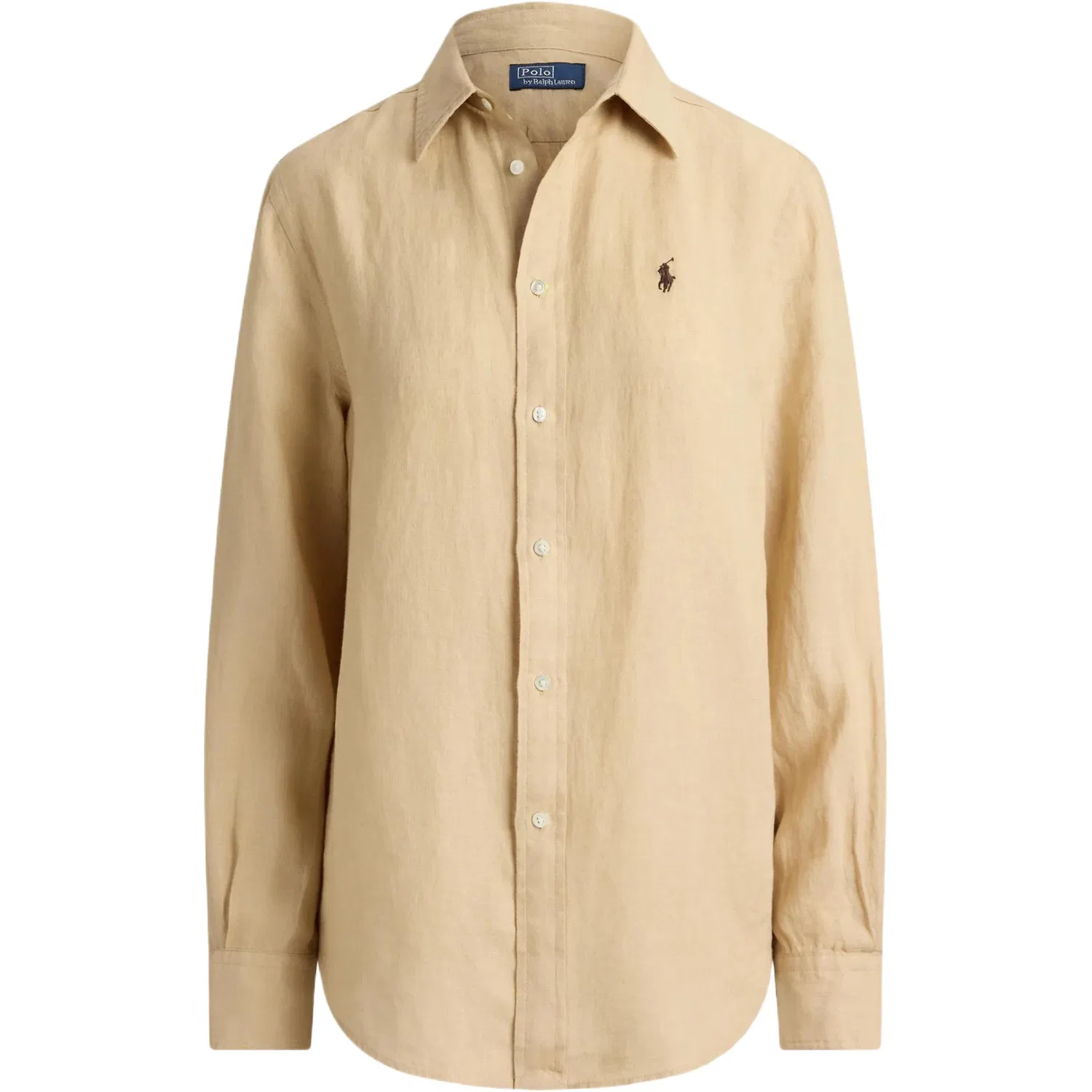 Женская рубашка с воротником Polo Ralph Lauren, Light Brown