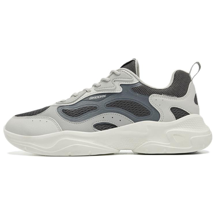 

Износостойкие повседневные низкие кроссовки Rebound, мужские, серые QIAODAN, Gray