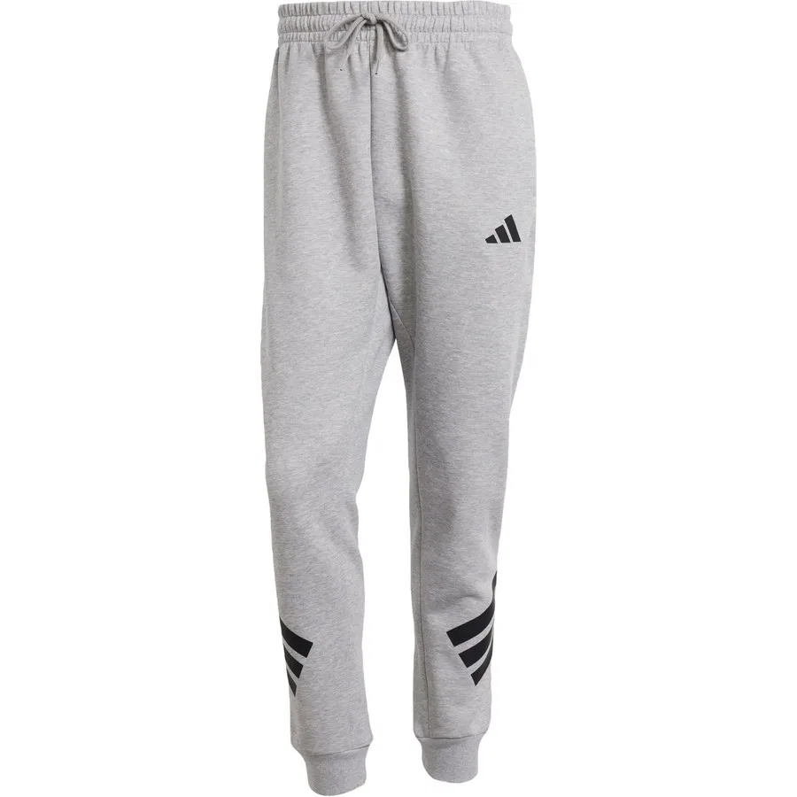 Спортивные брюки с зауженными штанинами и манжетами Future Icons 3-Stripes adidas, Серый — фото 3