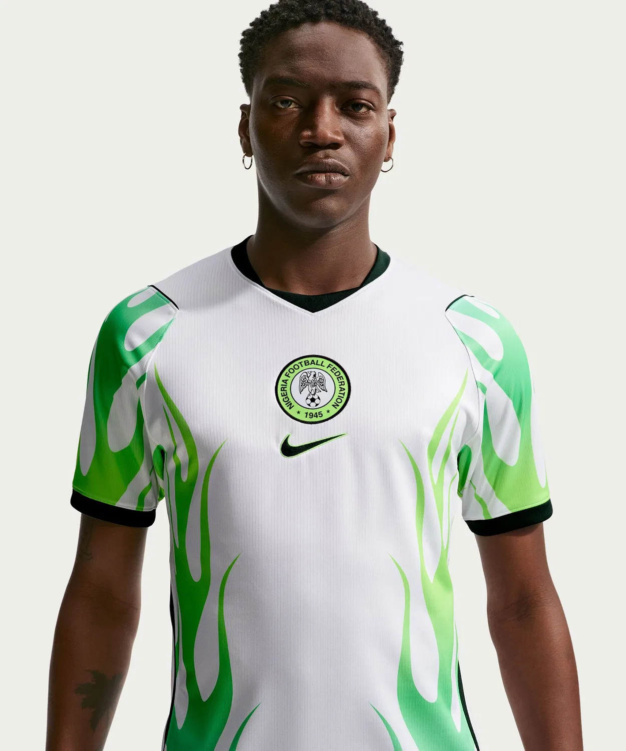 Мужская футболка с коротким рукавом Nike Dri-FIT Jersey SS Stadium Away NIKE, Белый — фото 3