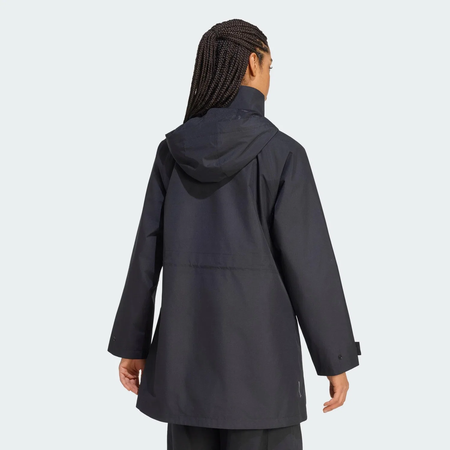 Мужской дождевик с технологией Climaproof City Rain Parka Adidas, Schwarz — фото 3
