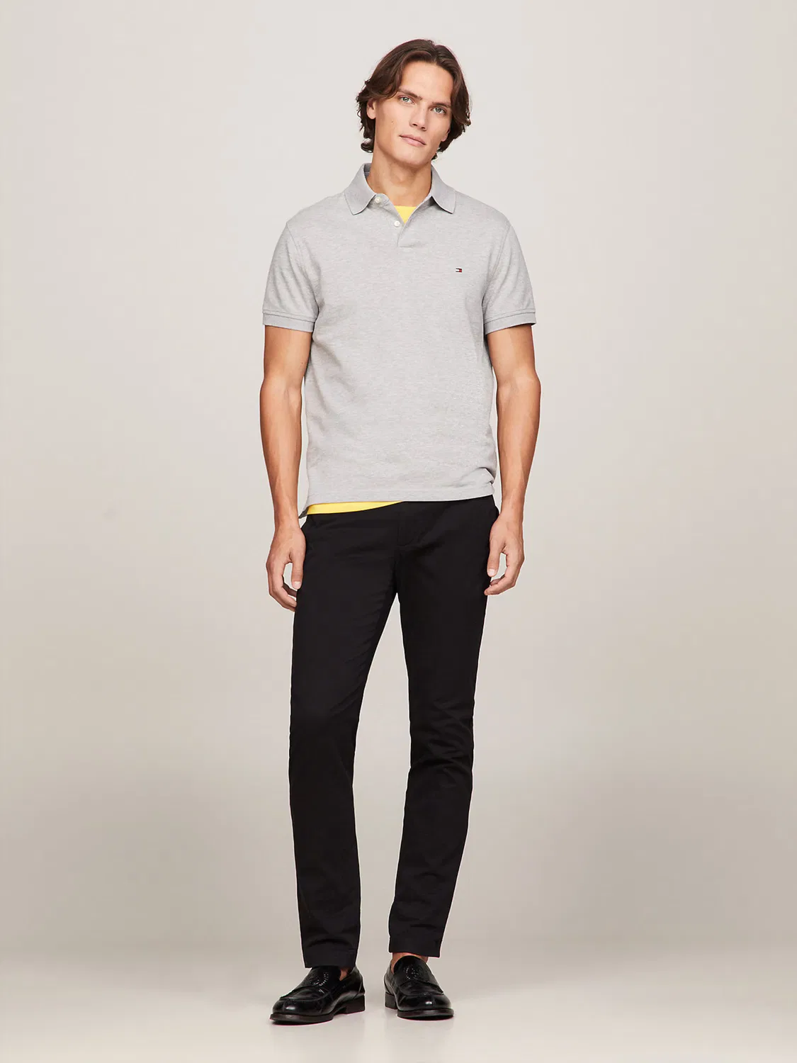 Рубашка Tommy Hilfiger 1985 Regular Fit, серый — фото 3