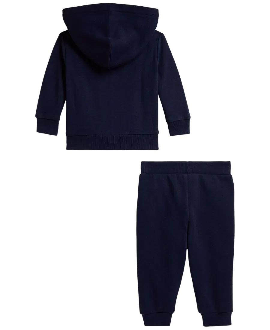 Комплект из худи и брюк с флисовой подкладкой Polo Ralph Lauren, Refined Navy — фото 2
