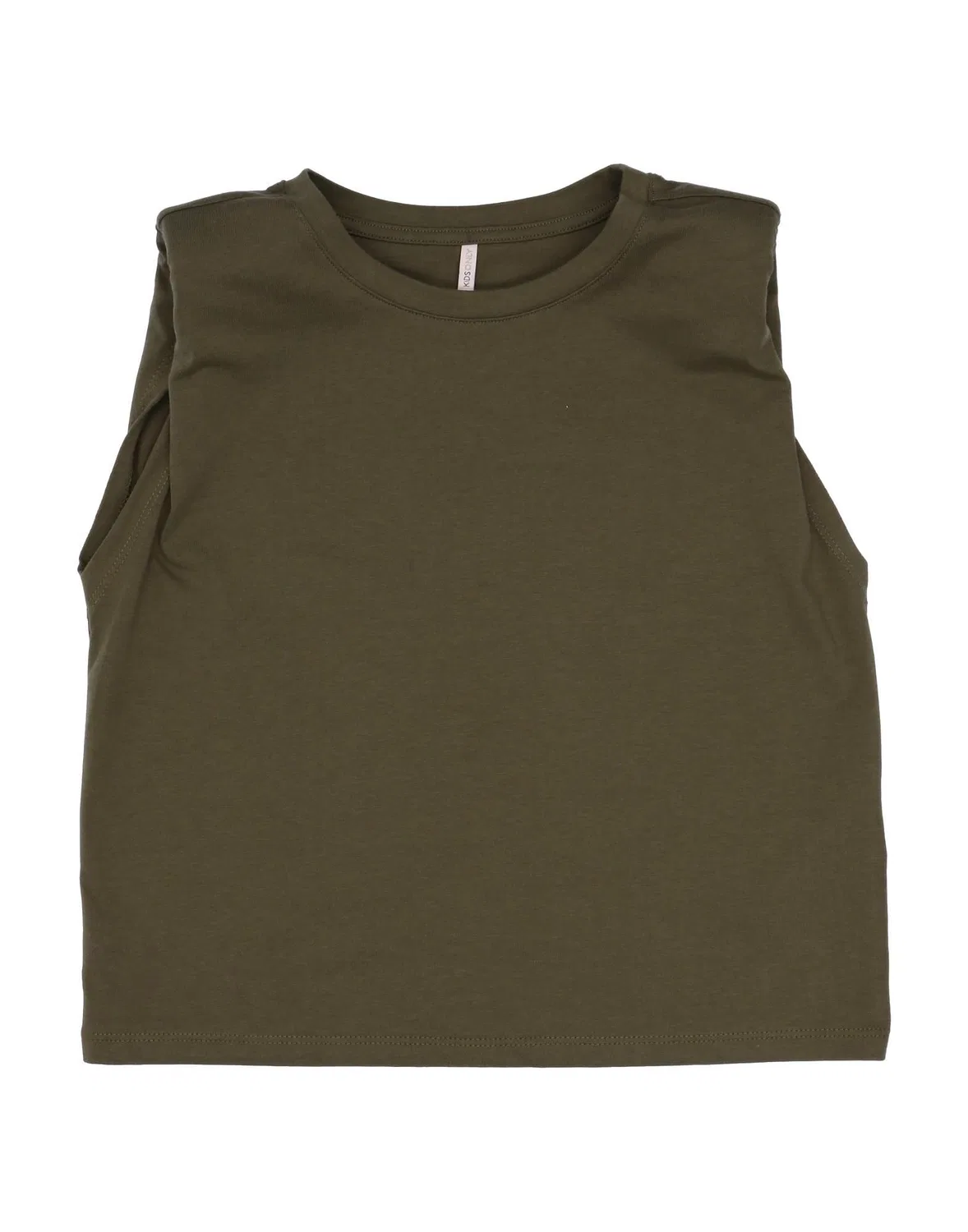Детская майка для девочек хлопковая Kids Only, темно-зеленый