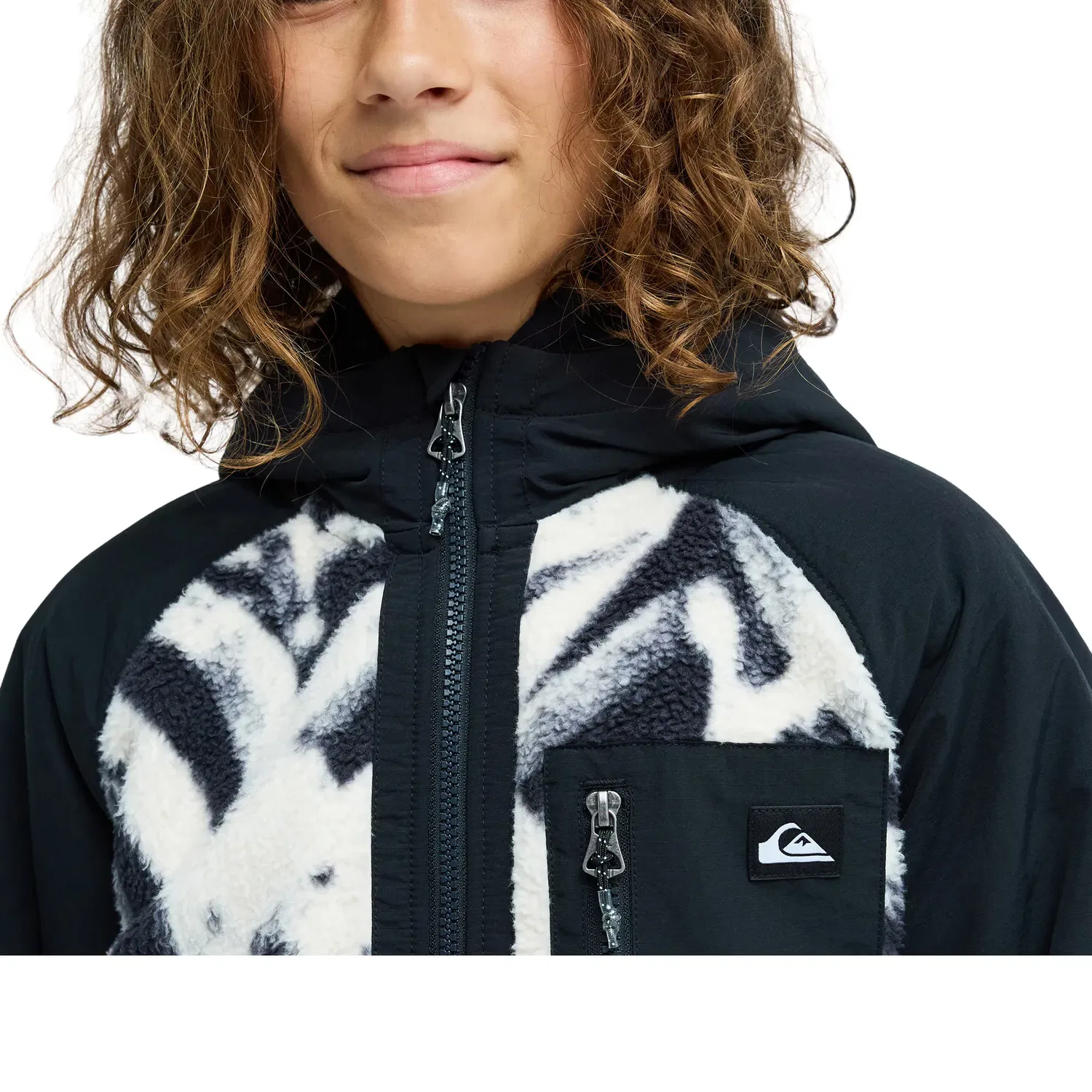 Детская худи на молнии Hawkwings Quiksilver, Blanco — фото 4