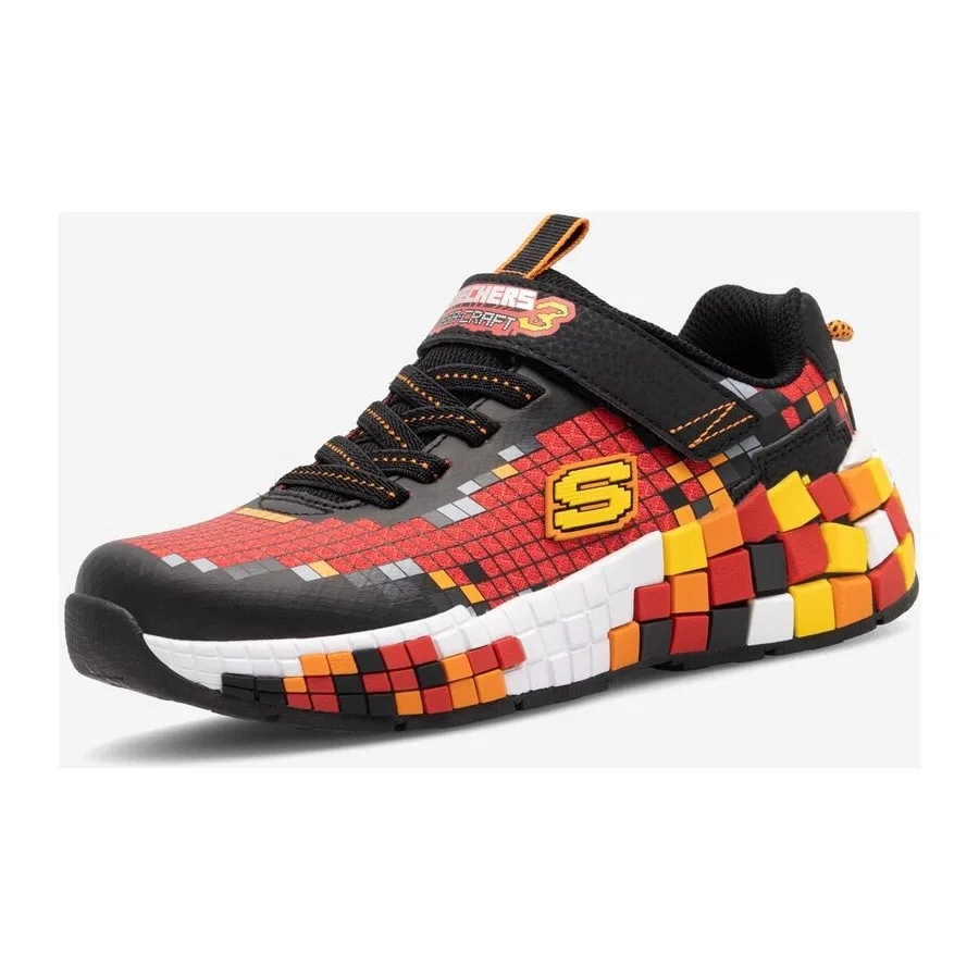Детские кроссовки с шнуровкой Skechers 402182L Bkrd, Разноцветный — фото 2