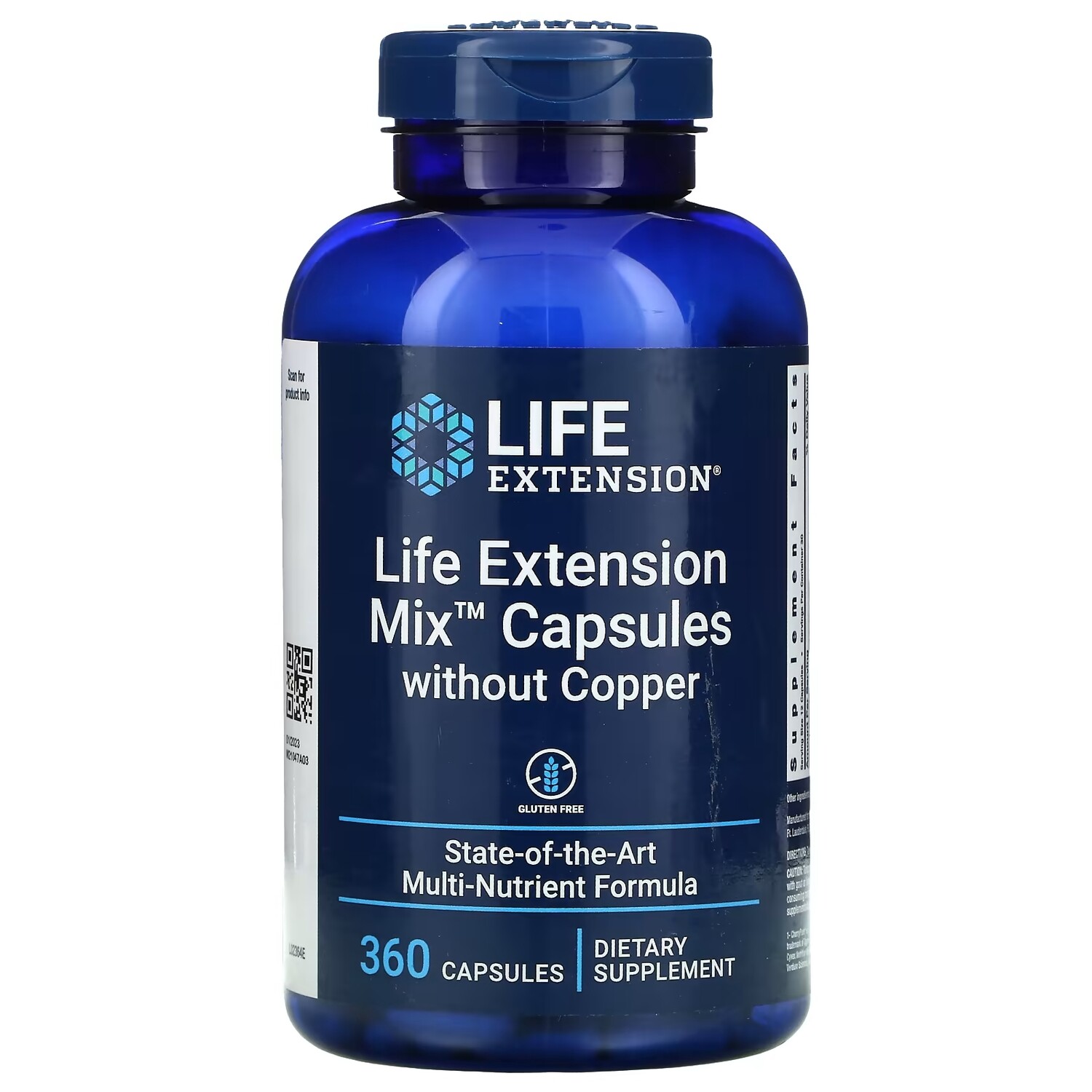 

Смесь Капсул без Меди Life Extension, 360 капсул