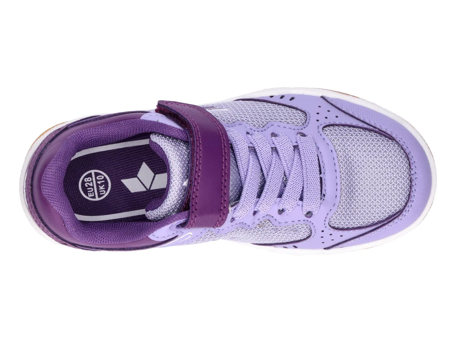 Детские спортивные кроссовки с липучкой Lico Speed Indoor VS, Dark Lilac — фото 4