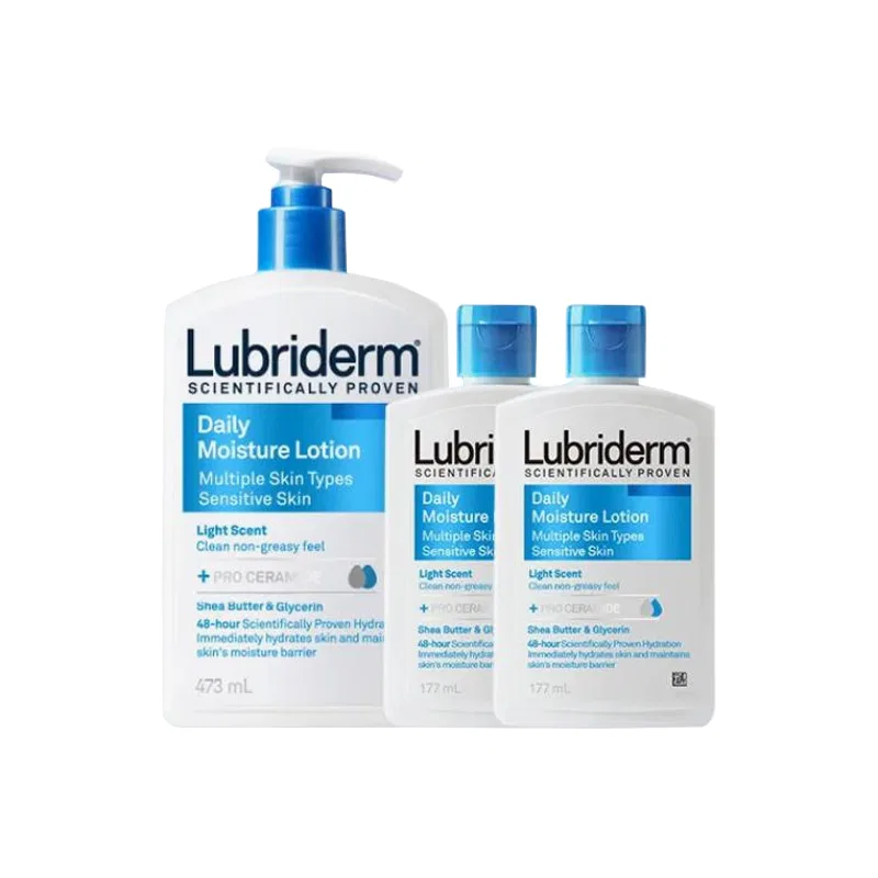 Увлажняющий лосьон для тела, набор, Lubriderm, Blue