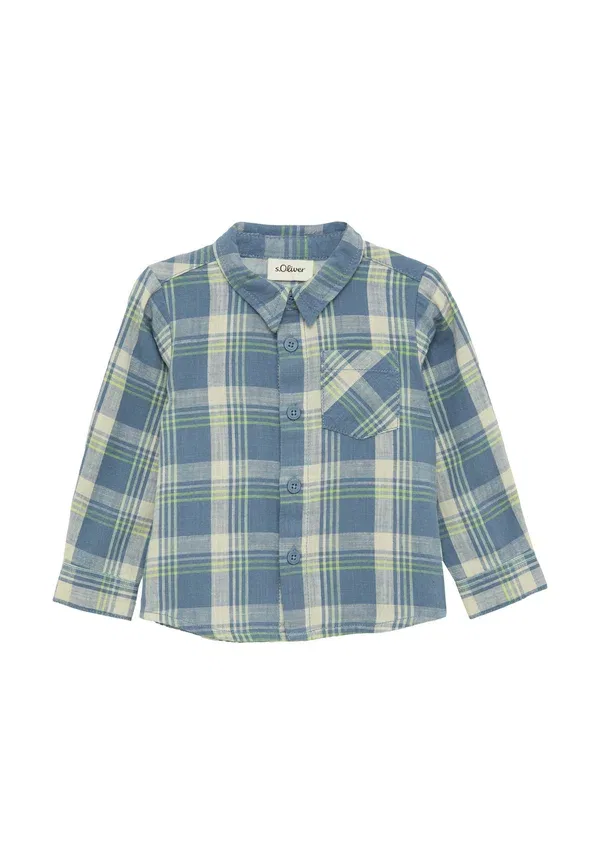 Блузка хлопковая Button-down S.Oliver, голубой