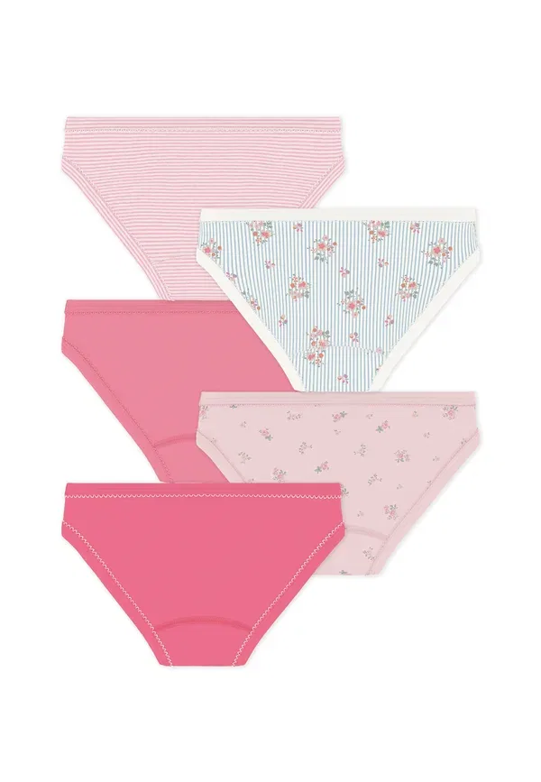 Комплект трусов с принтом 5 pack Hipsters Petit Bateau, net — фото 2