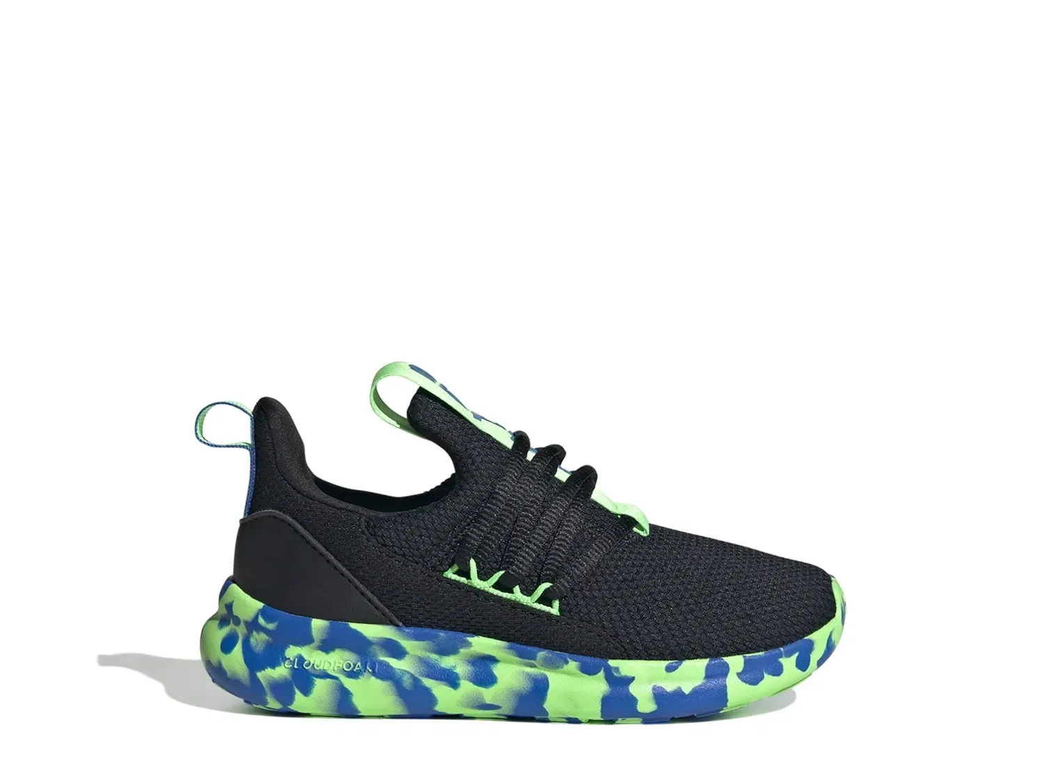 Кроссовки детские Lite Racer Adapt 7.0 Slip-On, adidas, черно-синий — фото 3