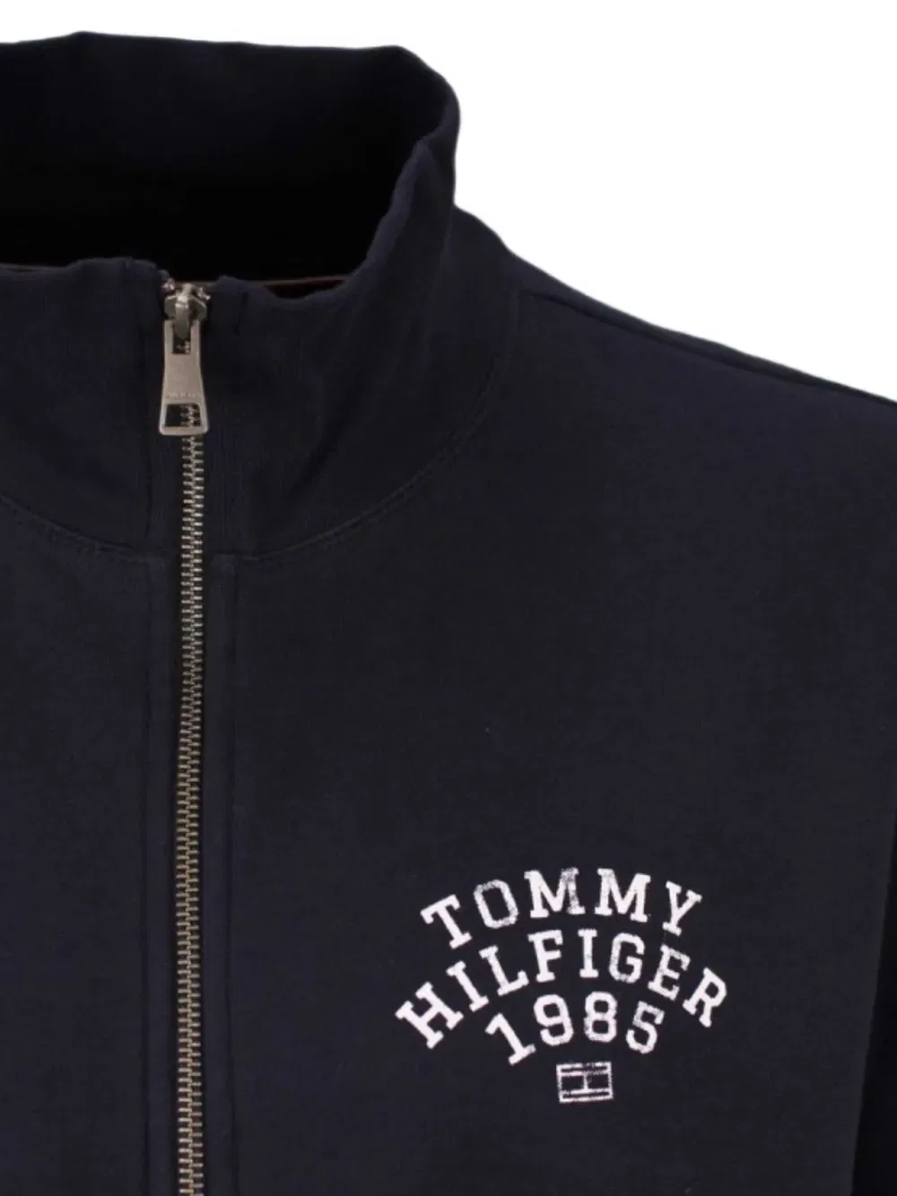 Свитер с логотипом Tommy Hilfiger, темно-синий — фото 2