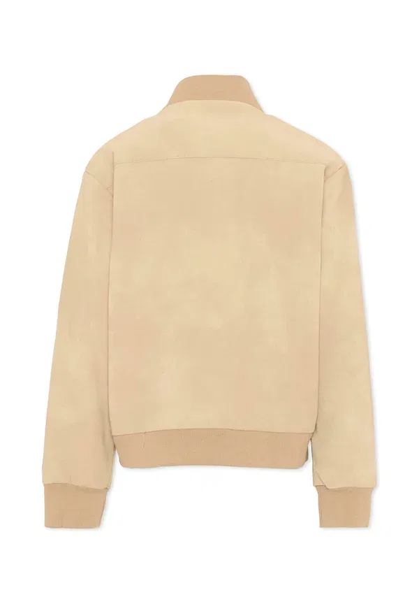 Куртка из полиуретана, bomber Tru Trussardi Junior, beige, бежевый — фото 2