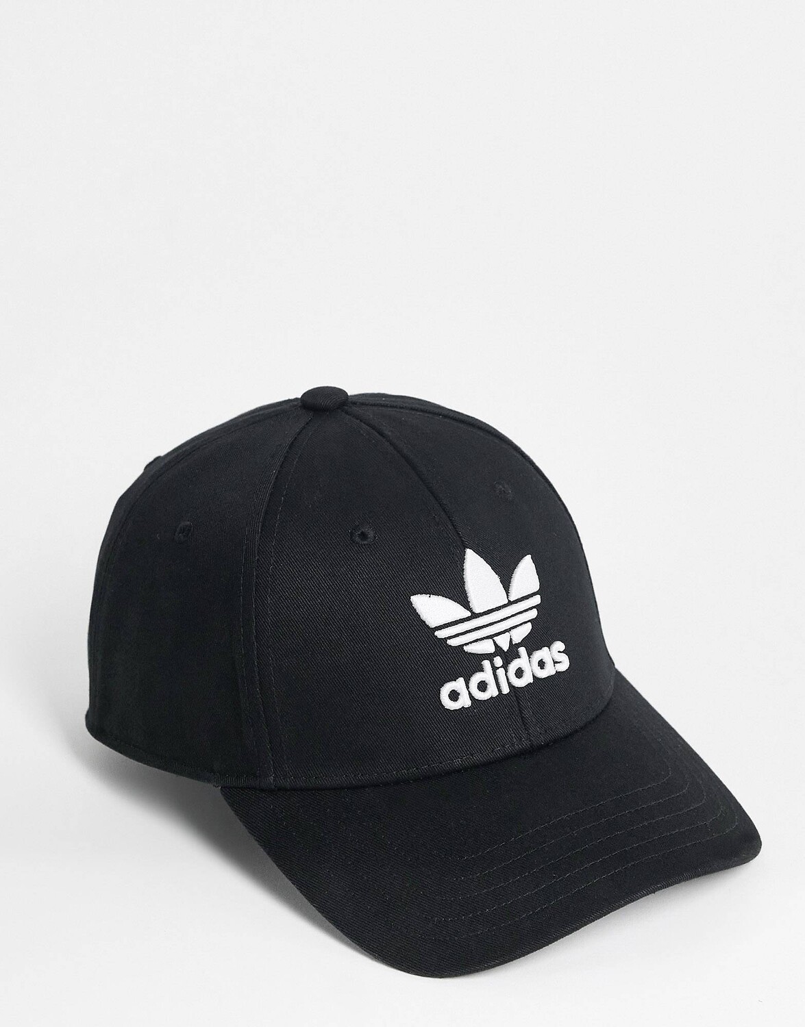

Черная бейсболка с трилистником adidas Originals