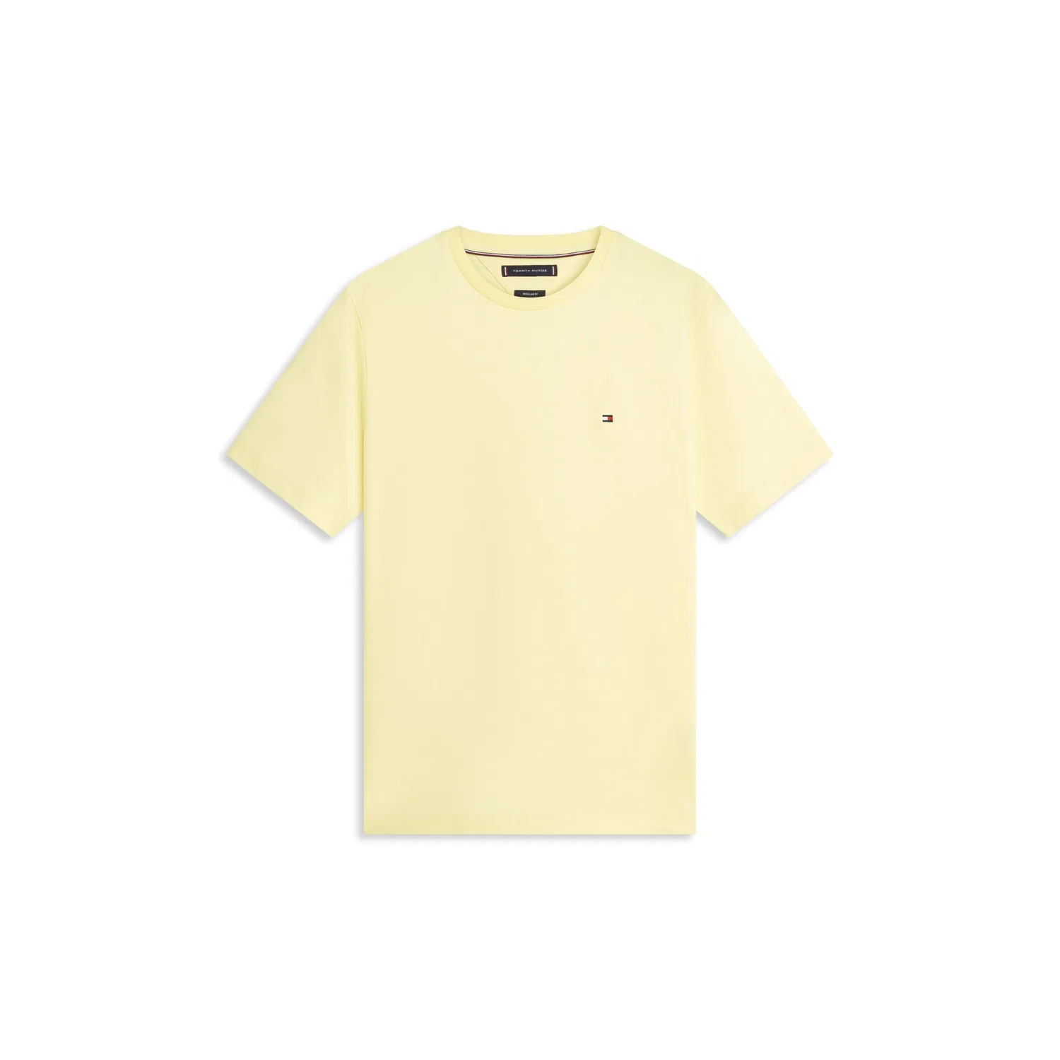 Мужская хлопковая футболка Regular Fit Tommy Hilfiger, Yellow — фото 4