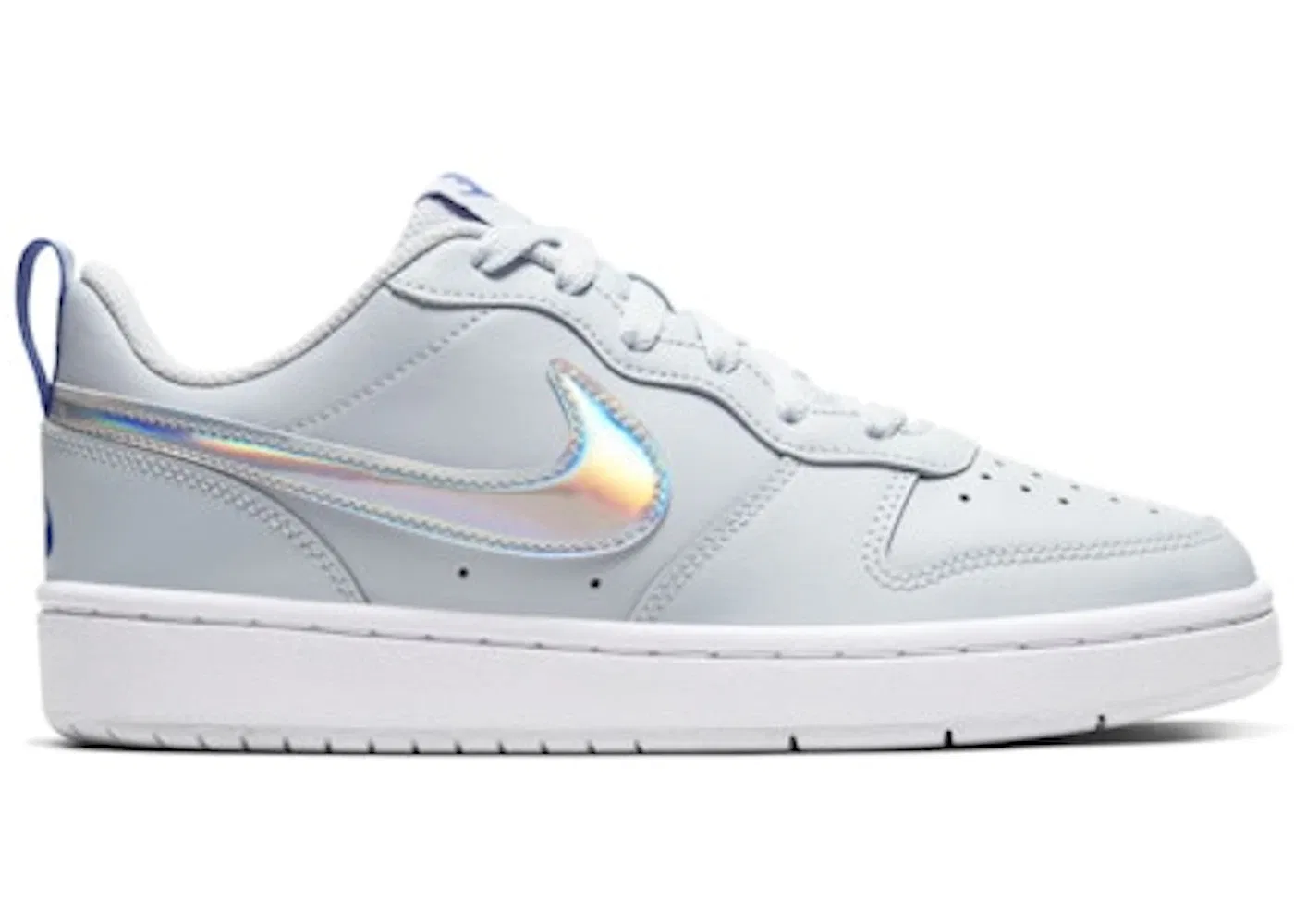 Детские кроссовки Lifestyle Nike Court Borough Low 2 FP, Aura/Sapphire/White