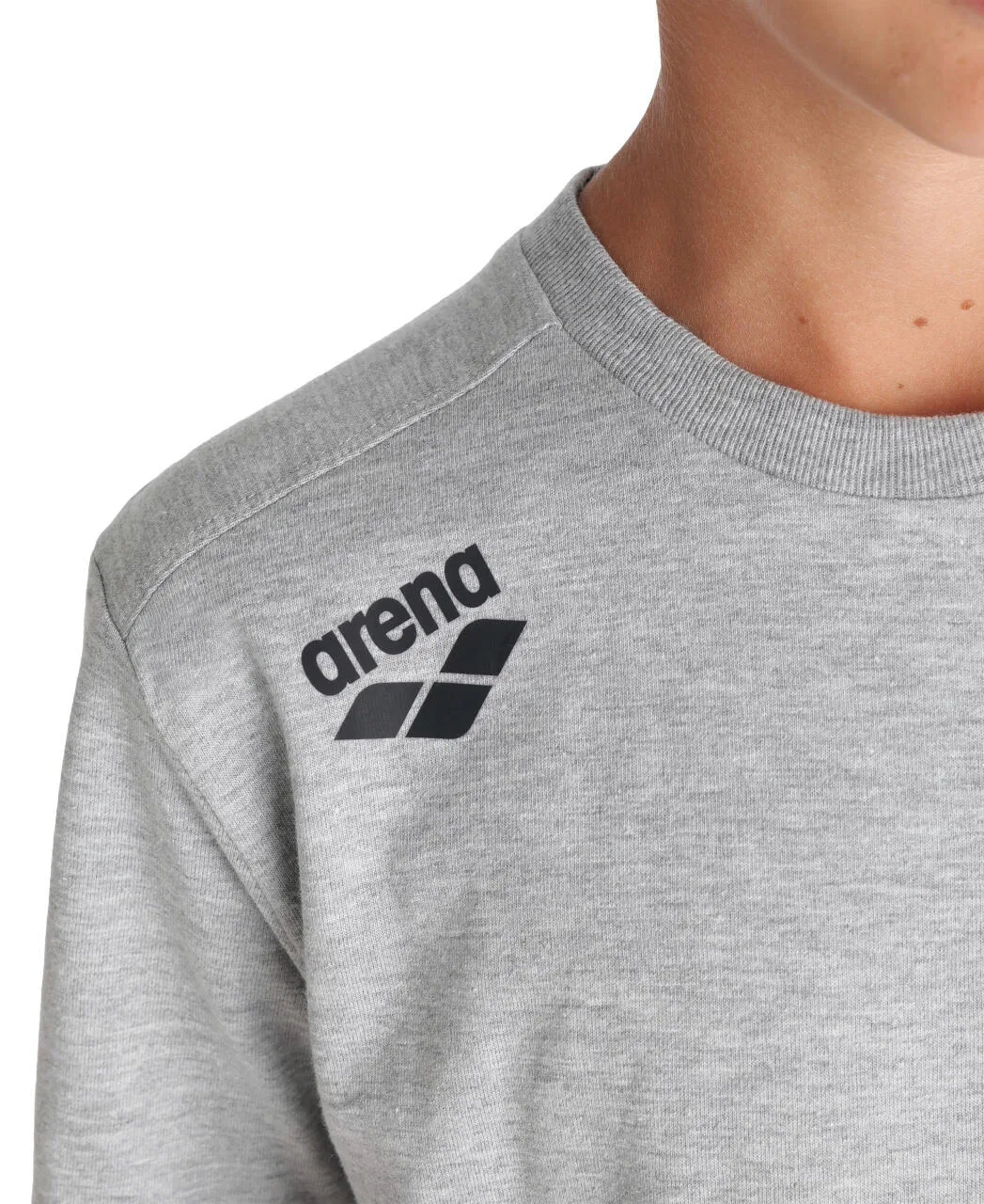 Детская футболка с принтом Team T-Shirt Panel Arena, Grau Blaugrau Grau — фото 3