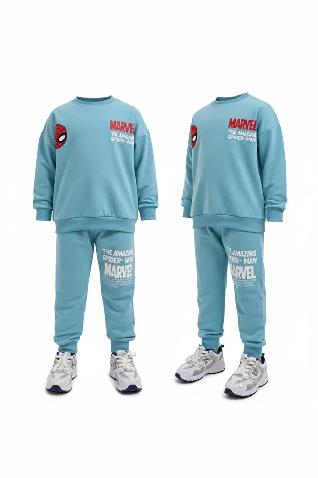 Детский спортивный костюм с принтом Spider-Man Dimoi Kids, Blue — фото 2