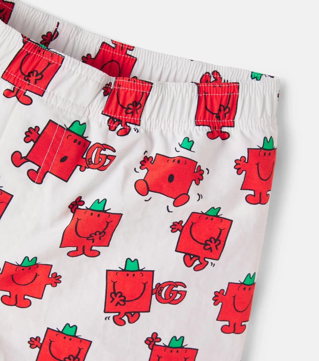 Раздельный купальник с принтом Mr. Men Little Miss, Gucci Kids, белый — фото 4