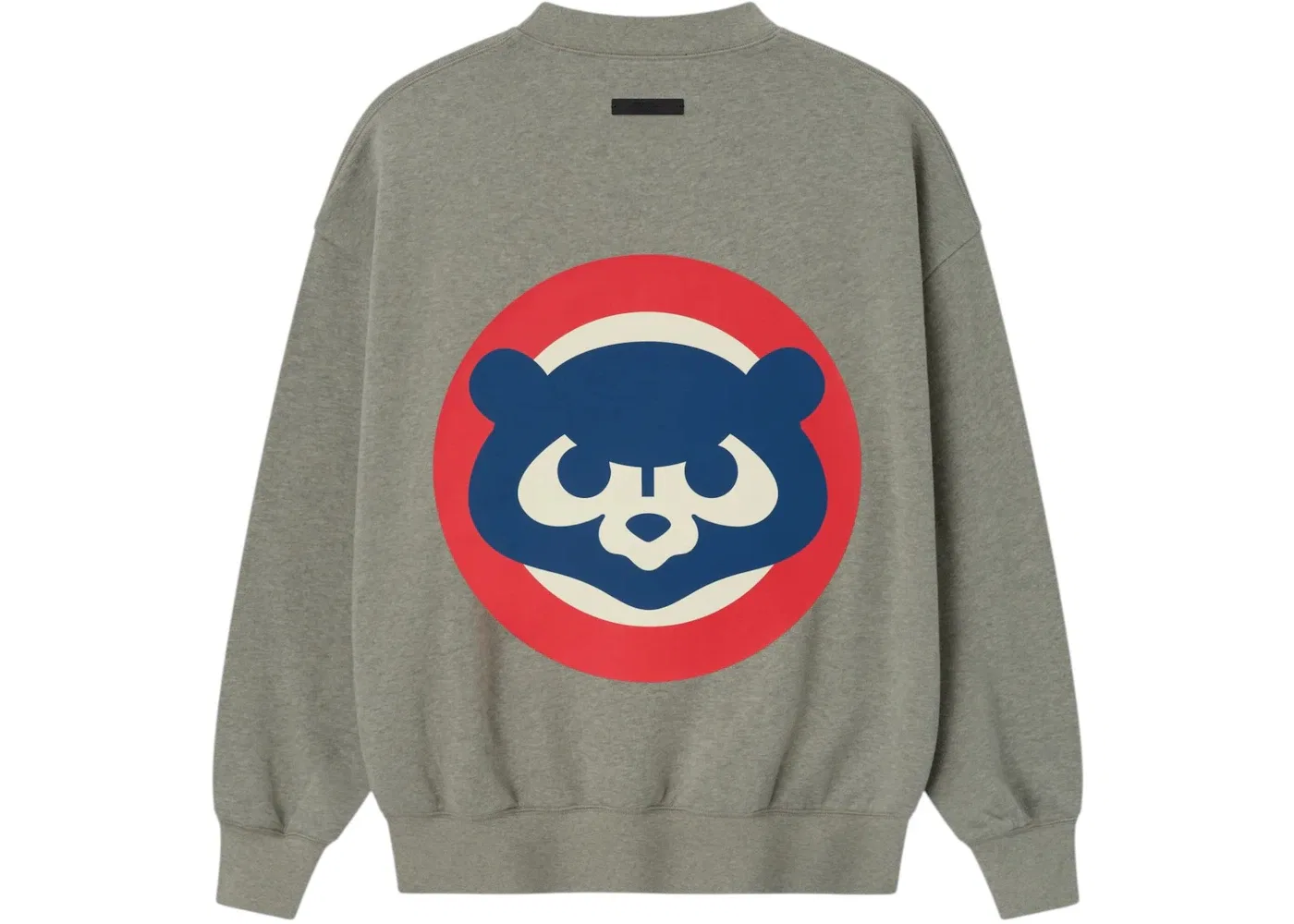 Мужской свитшот с длинным рукавом Fear of God Essentials Cubs Sport Crewneck, Concrete Heather — фото 2