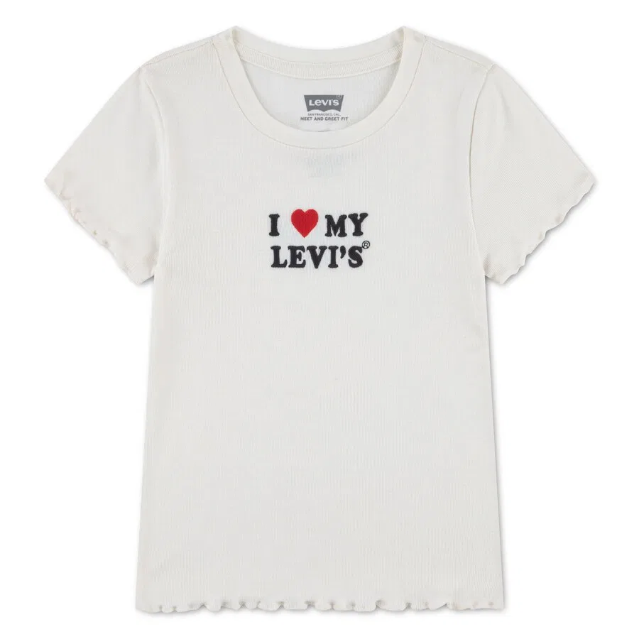 Детская футболка Levi's Kids белого цвета