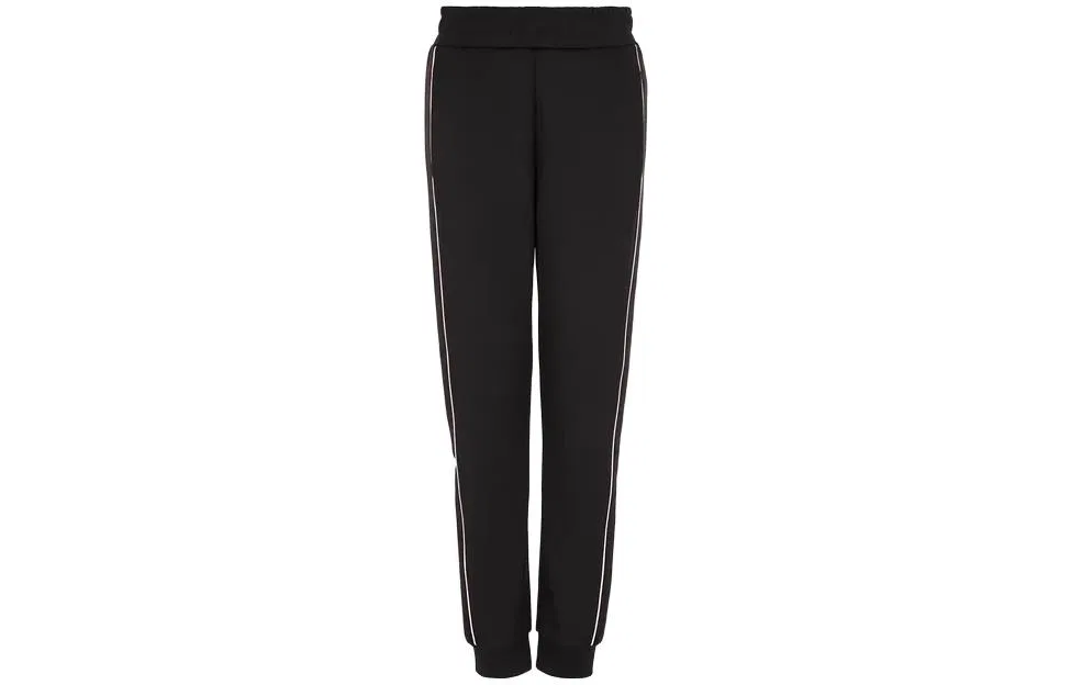 Женские трикотажные спортивные штаны EMPORIO ARMANI, Black