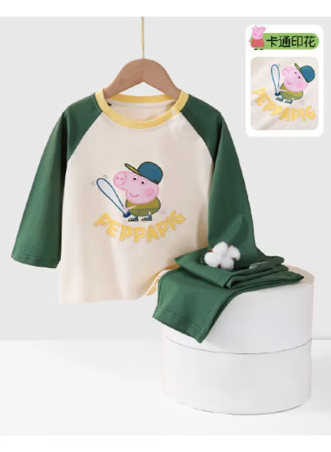 Комплект домашней одежды для мальчиков Peppa Pig, лесной зеленый