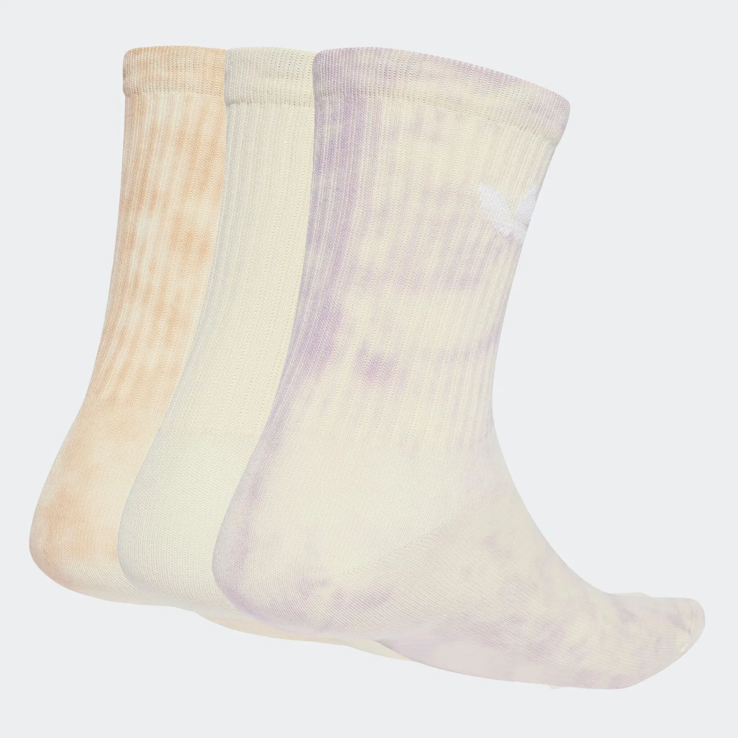 Мужские спортивные носки Tie Dye Crew Adidas Originals, Halo Blush/Silver Dawn/Cream White — фото 2