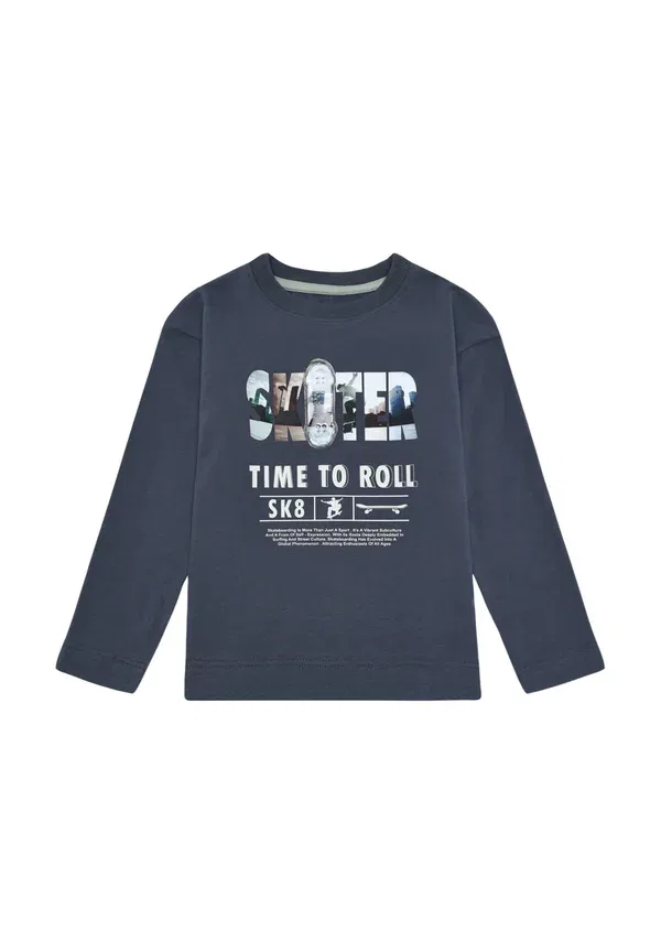 Топ с длинным рукавом спортивный Long sleeve Minymo, odyssey gray, серый