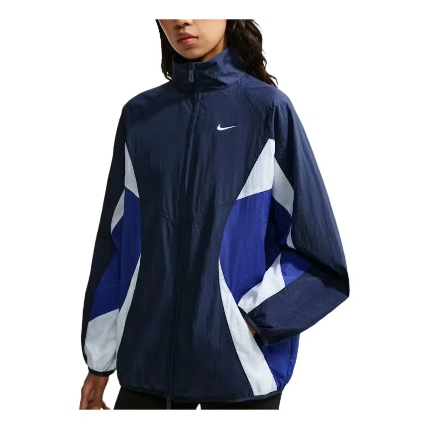 Куртка оверсайз Nike, темно-синий