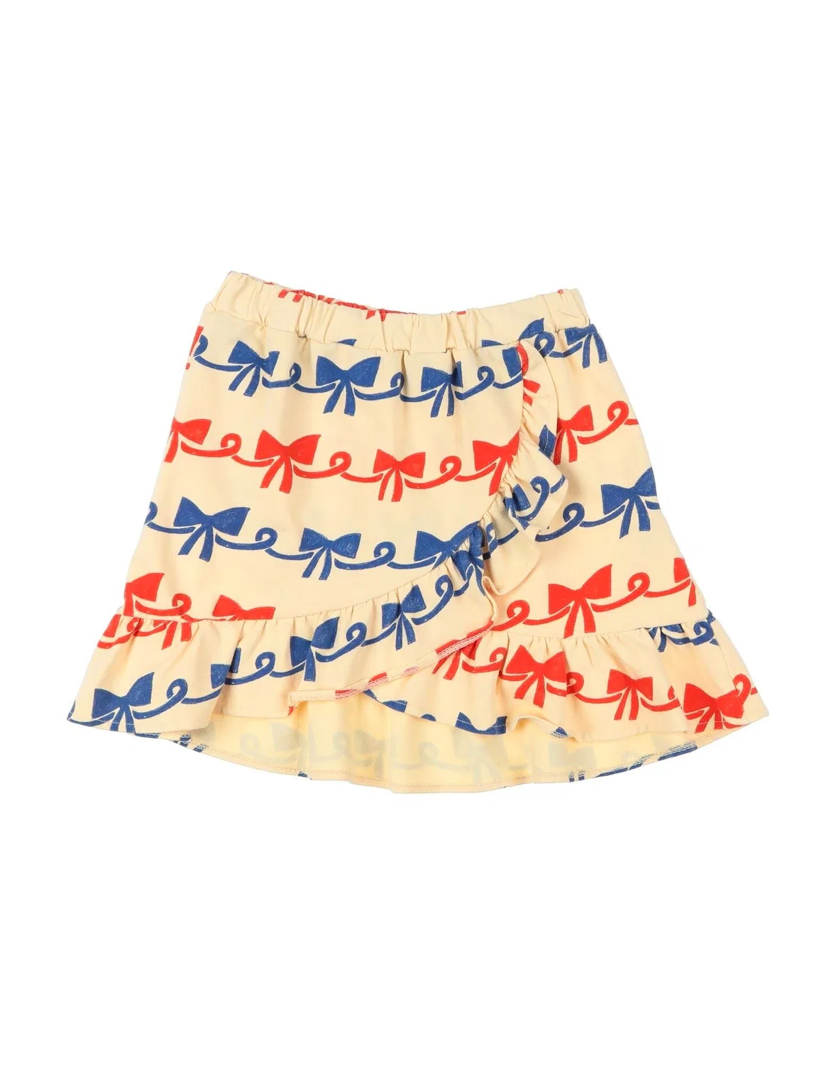 Детская юбка для девочек из французского футера Pastel Yellow, Bobo Choses