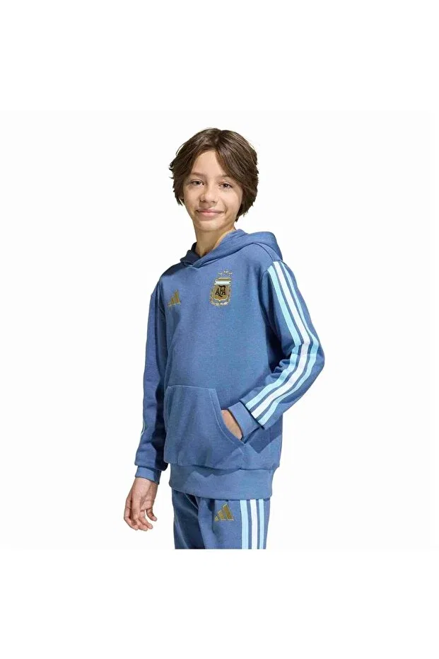 Детское худи для девочек джинсовое afa kids hd jz6304 Adidas, Blue — фото 2