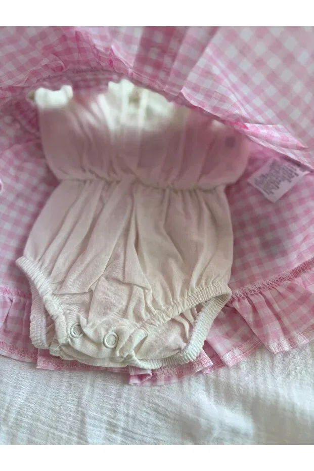 Детское платье для девочек хлопковое Bobby Baby, Pink — фото 4