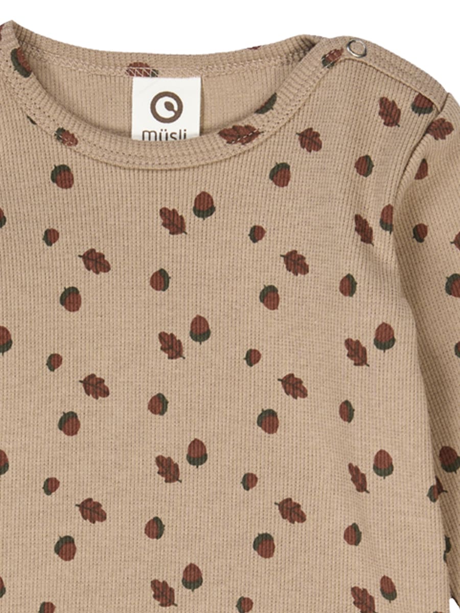 Комбинезон/боди Müsli by GREEN COTTON, коричневый/каштановый — фото 3