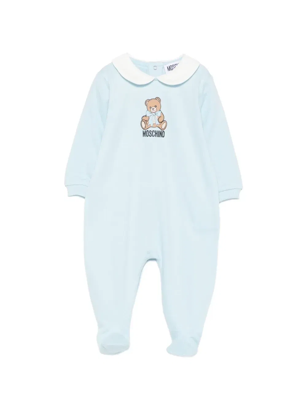 Пижама с логотипом Moschino Kids, синий