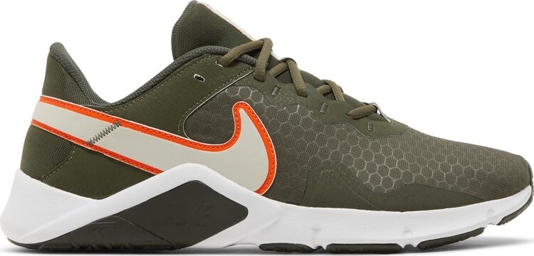 

Кроссовки Nike Legend Essential 2 'Cargo Khaki Safety Orange', зеленый