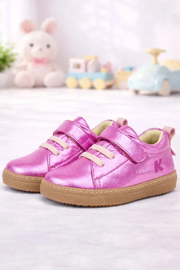 Детские туфли для девочек с коротким каблуком Hapshoe, Pink