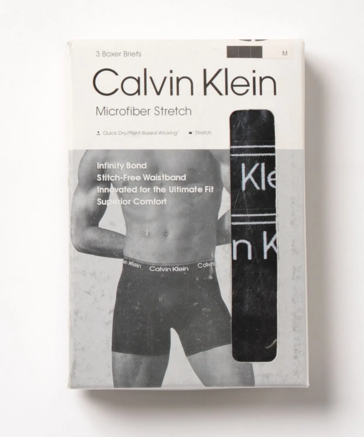 Мужские боксеры из микрофибры, 3 шт Calvin Klein, Black — фото 2