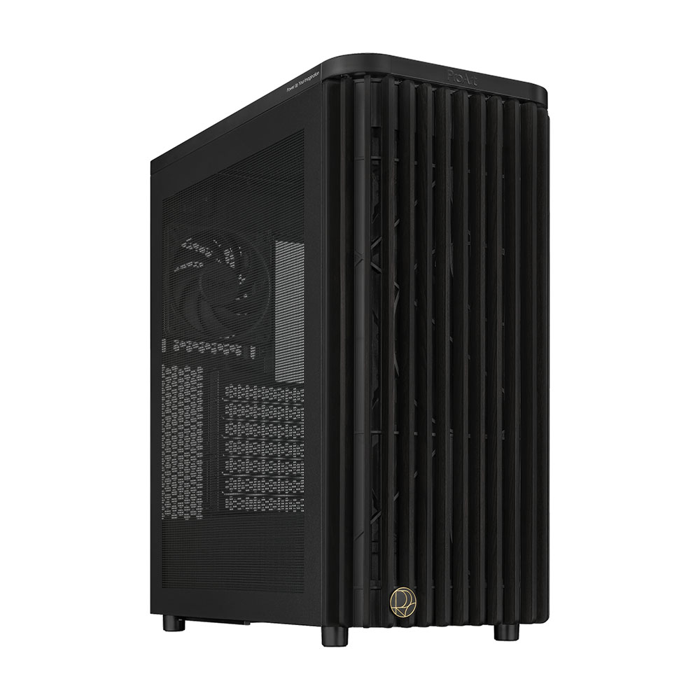 

Корпус Asus ProArt PA401 Wood Edition, Mesh Panel, Mid-Tower, черный